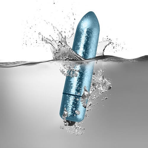 Rocks-Off Frosted Fleurs 10 Function Bullet Vibrator Blizzard
