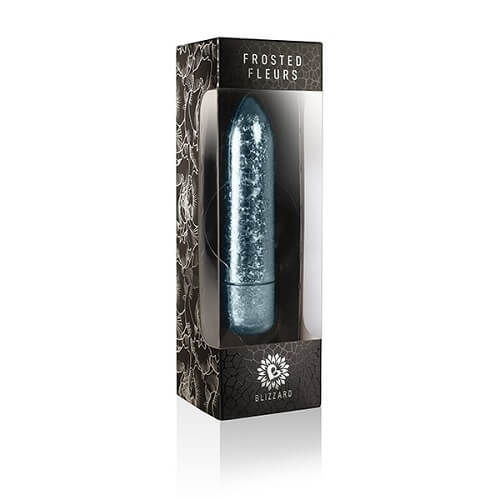 Rocks-Off Frosted Fleurs 10 Function Bullet Vibrator Blizzard