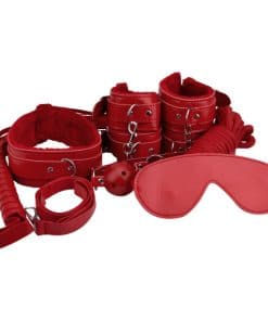 Loving Joy Beginner's Bondage Kit Red (8 Piece)