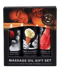 Earthly Body Edible Massage Oil Gift Set Box