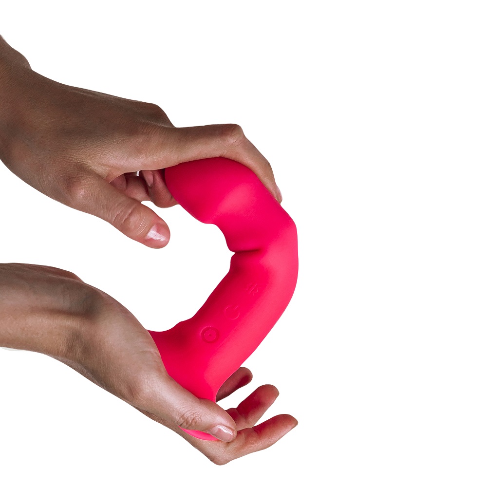 Adrien Lastic Dual Density Cushioned Core Vibrating Suction Cup Silicone Dildo 6.5 Inch - Wicked Sex Toys