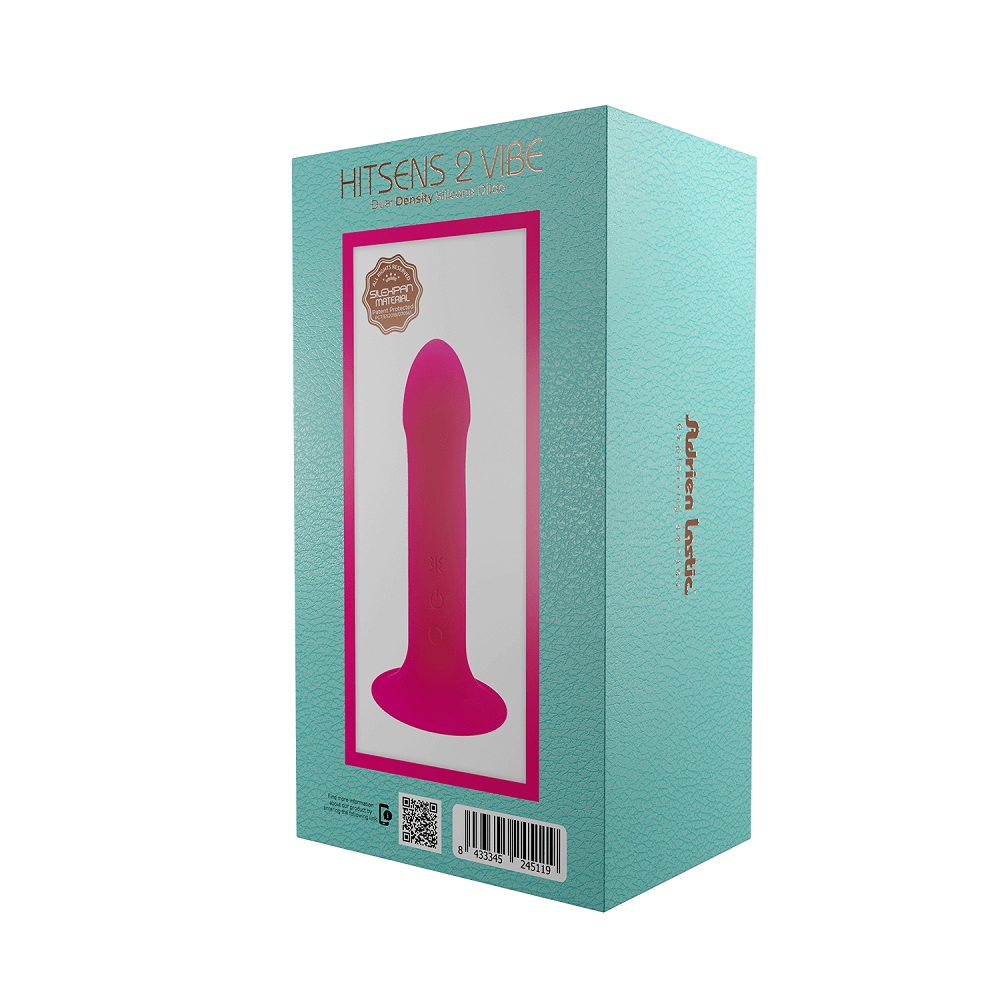 Adrien Lastic Dual Density Cushioned Core Vibrating Suction Cup Silicone Dildo 6.5 Inch - Wicked Sex Toys