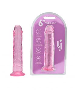 Loving Joy 6 Inch Suction Cup Dildo Pink