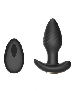 Toosh Remote Controlled Silicone Rotating & Vibrating Butt Plug