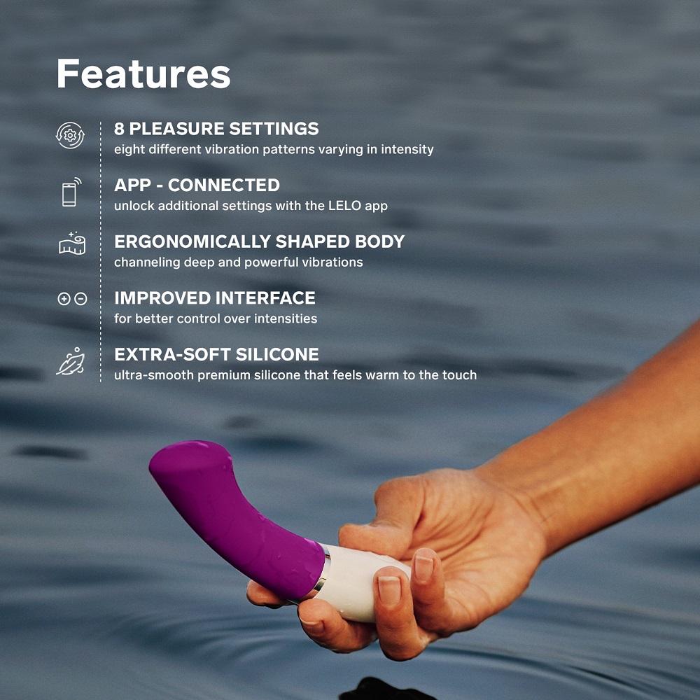 LELO Gigi 3 App Controlled G-Spot Vibrator Deep Rose - Wicked Sex Toys