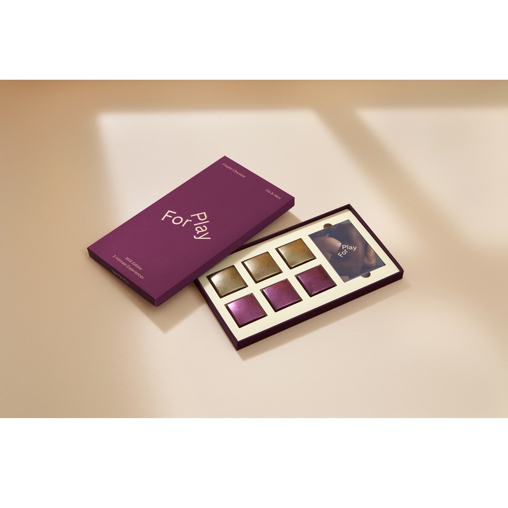 For Play His & Hers Couples Chocolates - Milk Chocolate Edition