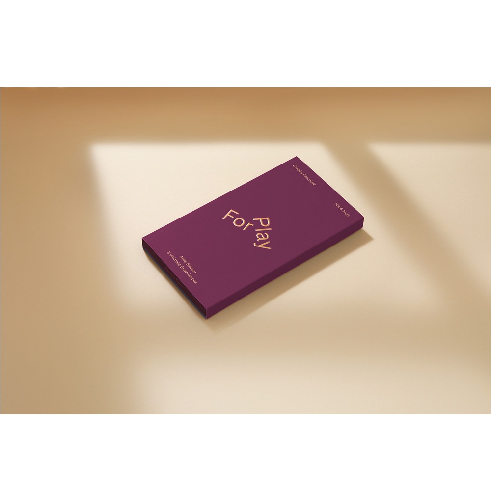 For Play His & Hers Couples Chocolates - Milk Chocolate Edition