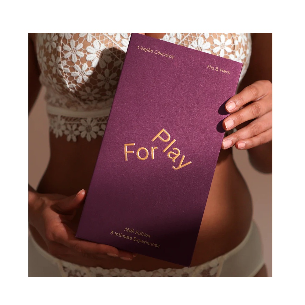 For Play His & Hers Couples Chocolates - Milk Chocolate Edition