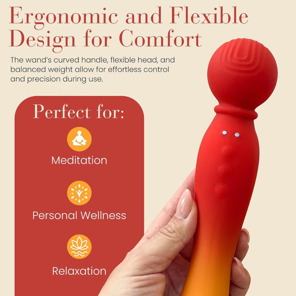 MYLO 3-in-1 Body Wand Massager Fire